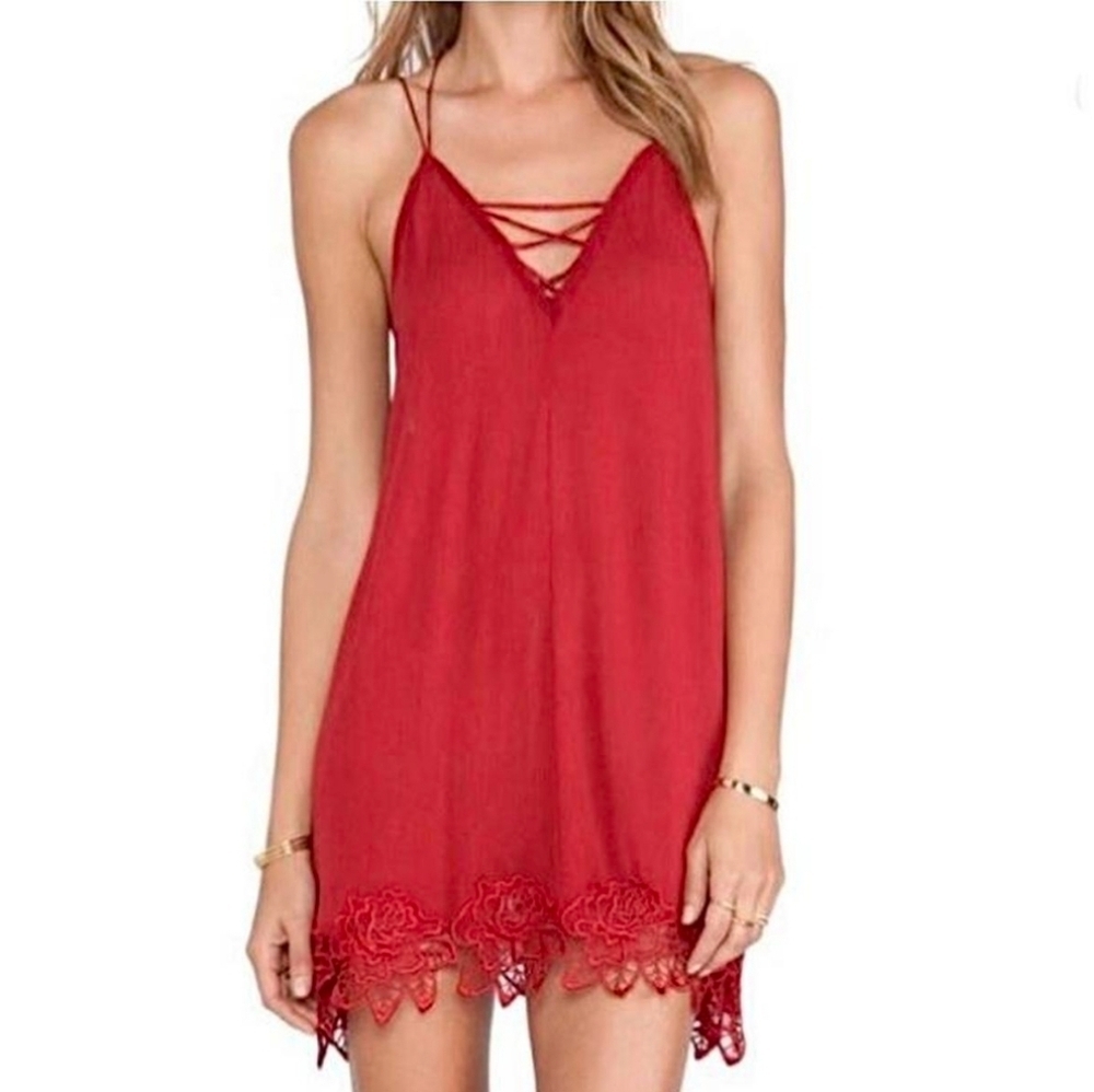 Free People Wicked Spell Tunic Mini Dress